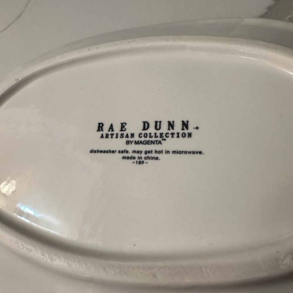 BLESSED Rae Dunn Oval Plate - Picture 6 of 8
